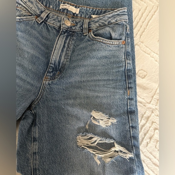 Garage Blue Distressed Jeans - Picture 2 of 6